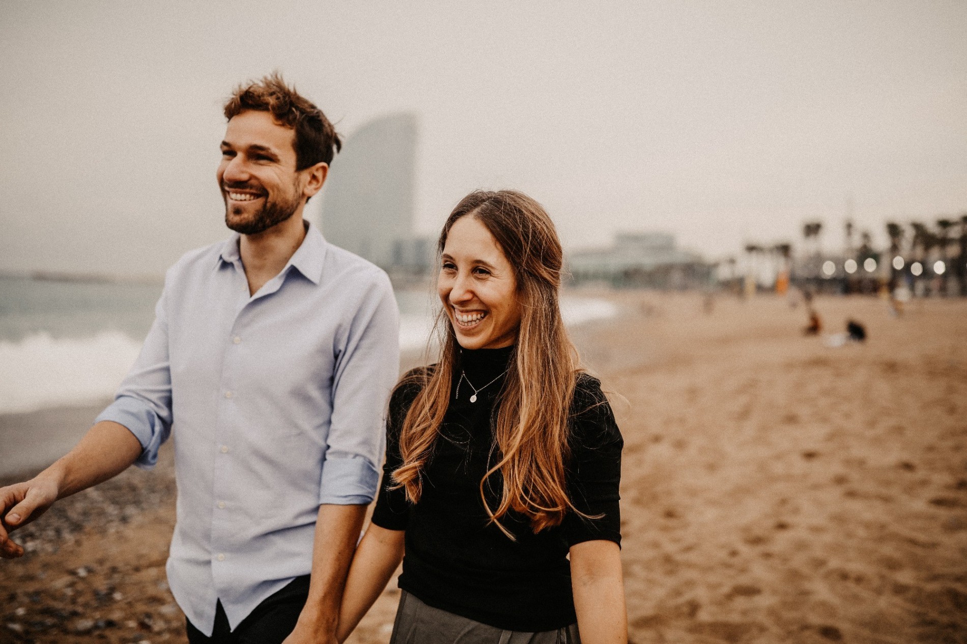 Couple in Barcelona